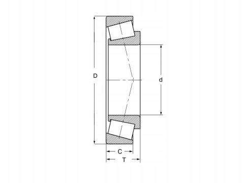 TIMKEN Łożysko stożkowe XAB 32010.X 50 x 80 mm