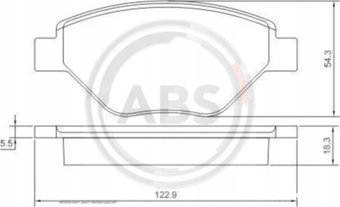 Komplet klocków hamulcowych Renault Megane 1.4i-16V (F) 02-