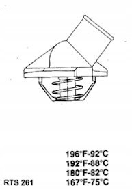 RING Termostat ALFA ROMEO 75 FIAT PANDA