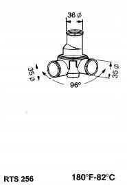 RING Termostat FIAT 131 SUPERMIRAFIORI ARGENTA