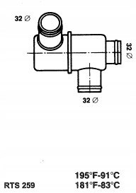 RING Termostat LADA 1200 SAMARA