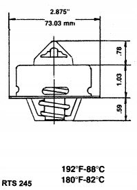 RING Termostat TOYOTA LAND CRUISER 1979r.-