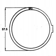 RING Uszczelka termostatu CITROEN C25 PEUGEOT 305