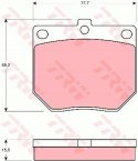 Komplet klocków hamulcowych NISSAN 200SX 1.8