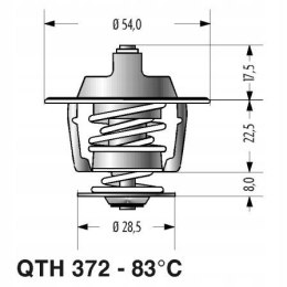 Termostat BERLINGO DUCATO POLONEZ COROLLA LAGUNA