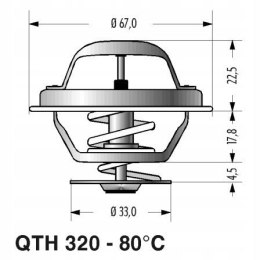 Termostat BMW 3 5 7 E30 E34 E32 E28 E21 E23 E24