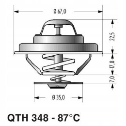 Termostat BMW E30 E36 E34 ECLIPSE TRAFIC FUEGO