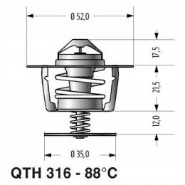 Termostat FORD ESCORT FOCUS MONDEO FIESTA SIERRA