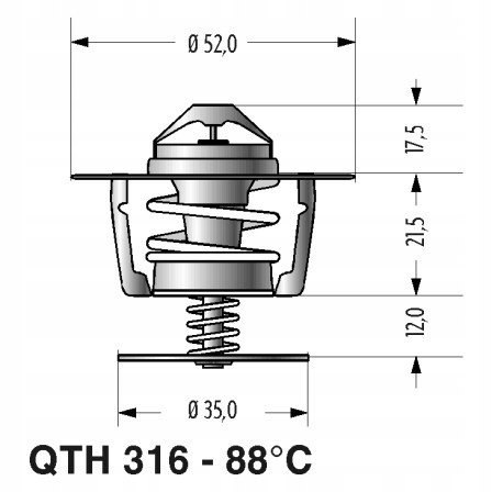 Termostat FORD ESCORT FOCUS MONDEO FIESTA SIERRA