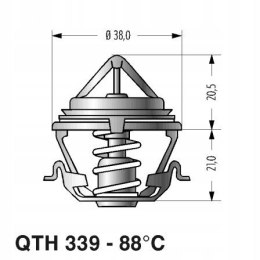 Termostat FORD SIERRA 1.8 1988 - 1993