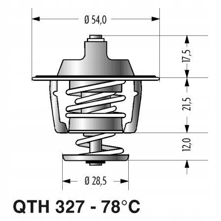 Termostat NISSAN SUNNY II N13 B12 1.7 D