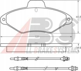 BRAKE PADS Citroen Xantia 1.6i/2.0TD (V) 93-