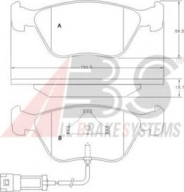 BRAKE PADS Ford Escort/Mondeo/Sierra 91-