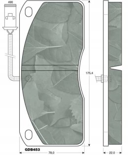 Brake pad set IVECO,VOLVO