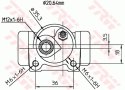 Cylinderek hamulcowy RENAULT 9,11 1.6TD,D