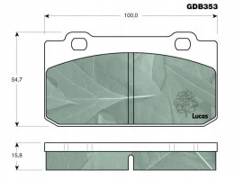 Brake pad set ALFA ROMEO.NISSAN 1.2