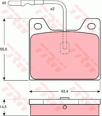 Brake pad set PEUGEOT Brake pad set PEUGEOT