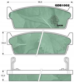 Brake pad set NISSAN LAUREL