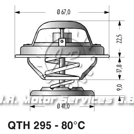 Termostat MERCEDES E KLASA W124 W210, KLASA G W463