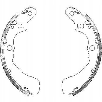 Brake shoe set DAIHATSU