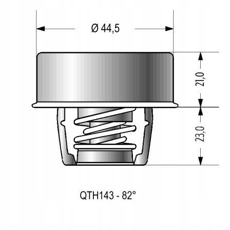 Termostat PEUGEOT 104 0.9 1.1