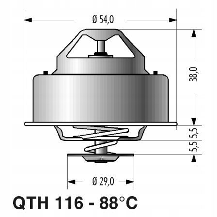 Termostat VOLVO 240 340 360 740 760 940 960 911