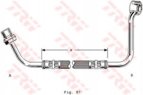 Przewód hamulcowy FORD TRANSIT 100- Przewód hamulcowy FORD TRANSIT 100-