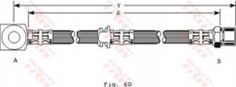 TRW Przewód hamulcowy elast PRZÓD OPEL OMEGA A