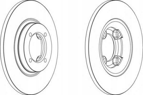 Brake disc TOYOTA COROLLA RWD 21 Brake disc TOYOTA COROLLA RWD 21