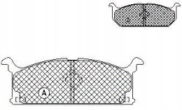 Komplet klocków hamulcowych SUZUKI A