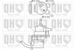 Pompa paliwa RENAULT R18 1.6, TRAFIC 1.6 1983-1986