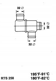 RING Termostat LADA NIVA 1.6 1978r.