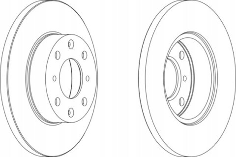 Brake disc ROVER S 238x13,3x47,6 Brake disc ROVER S 238x13,3x47,6