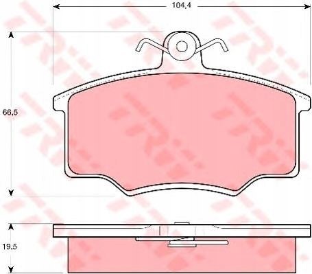 Brake pad set AUDI,VOLVO,DAF Brake pad set AUDI,VOLVO,DAF