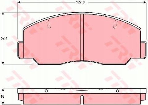 TRW Klocki przód TOYOTA LITEACE TRW Klocki przód TOYOTA LITEACE