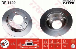 Brake disc CITROEN XANTIA