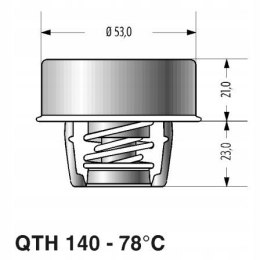 Termostat PEUGEOT 404 J7 J9