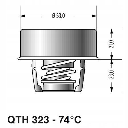 Termostat PEUGEOT 504 J9 FORD GRANADA