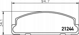 Komplet klocków hamulcowych DAIHATSU