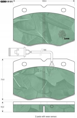 Komplet klocków hamulcowych IVECO