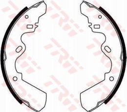 Brake shoe set OPEL CORSA,KADETT