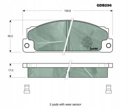 Komplet klocków hamulcowych FIAT,SEAT,YUGO 8