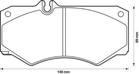 Brake Pad Set MERCEDES Brake Pad Set MERCEDES