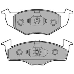 Komplet klocków hamulcowych SEAT,VW