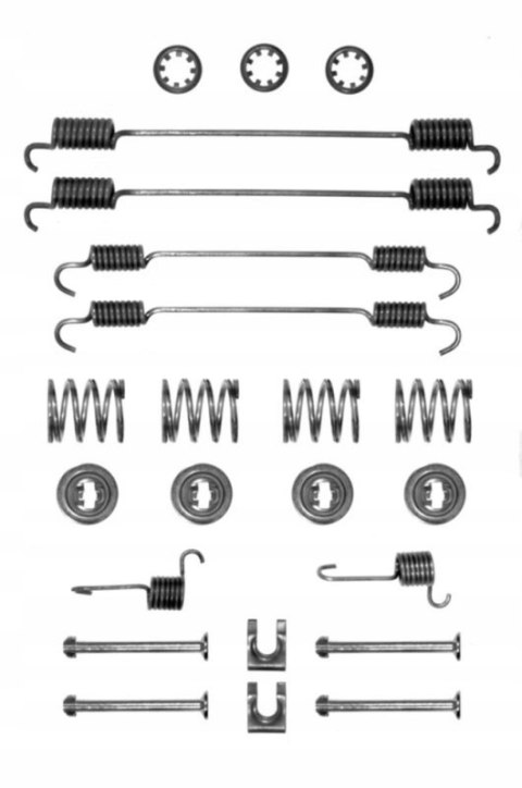 TRW SFK287 Zestaw dodatków, szczęki hamulcowe