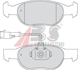 BRAKE PADS Alfa Romeo 145/146? B=151mm ATE 96-