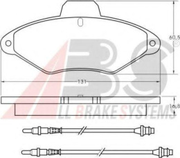 BRAKE PADS Citroen Xantia 1.6i/2.0TD (V) 93-