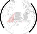 Komplet szczęk hamulcowych Fiat Punto 75-1.2i 1.2i-8v 97-