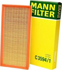 C 38163/1 MANN-FILTER FILTR POWIETRZA DB W 124 250D/TD