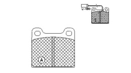 Brake Pad Set ALFA ROMEO